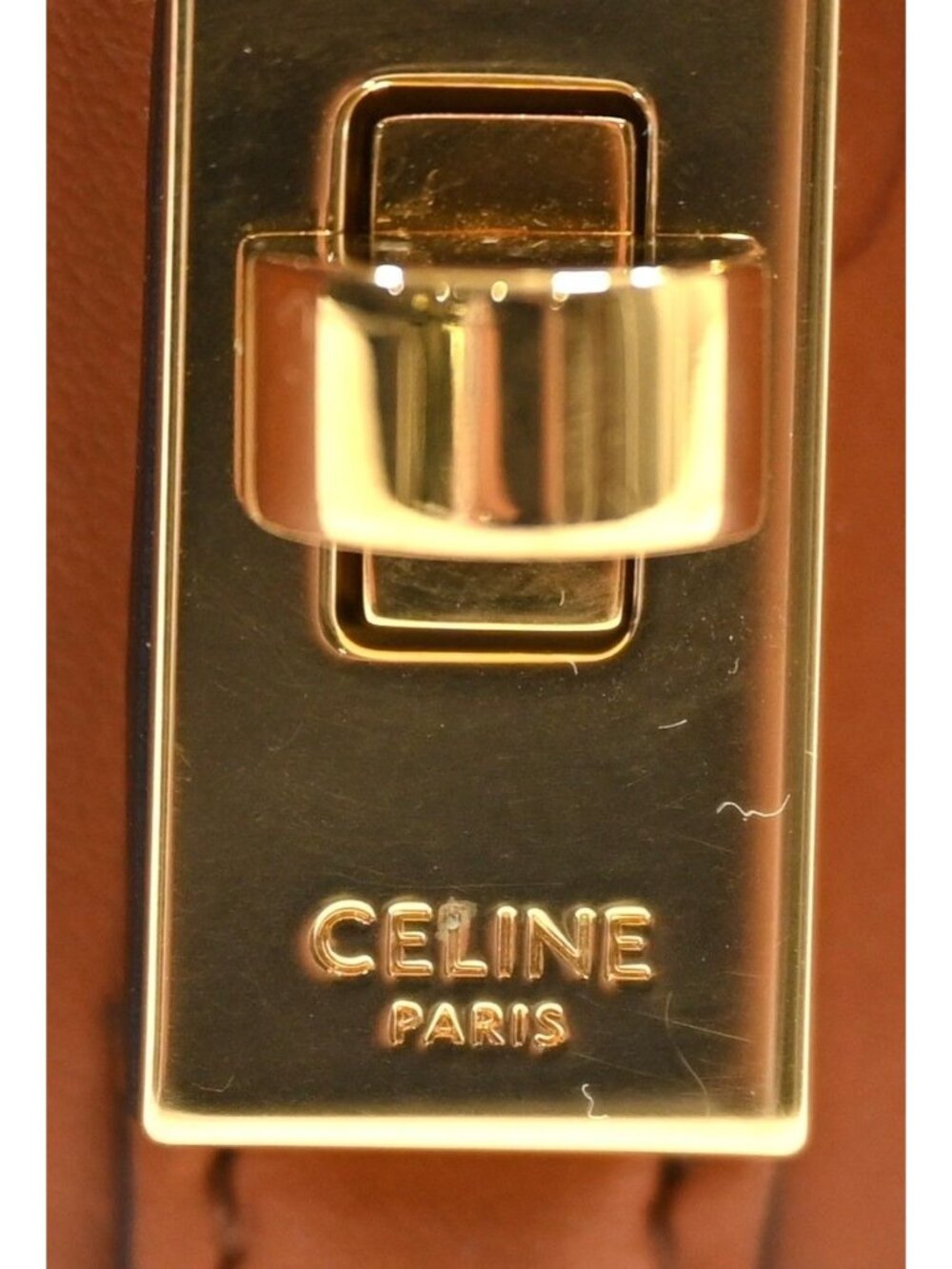 Celine Mini 16 Handbag in Brown Calfskin - Picture 11 of 11
